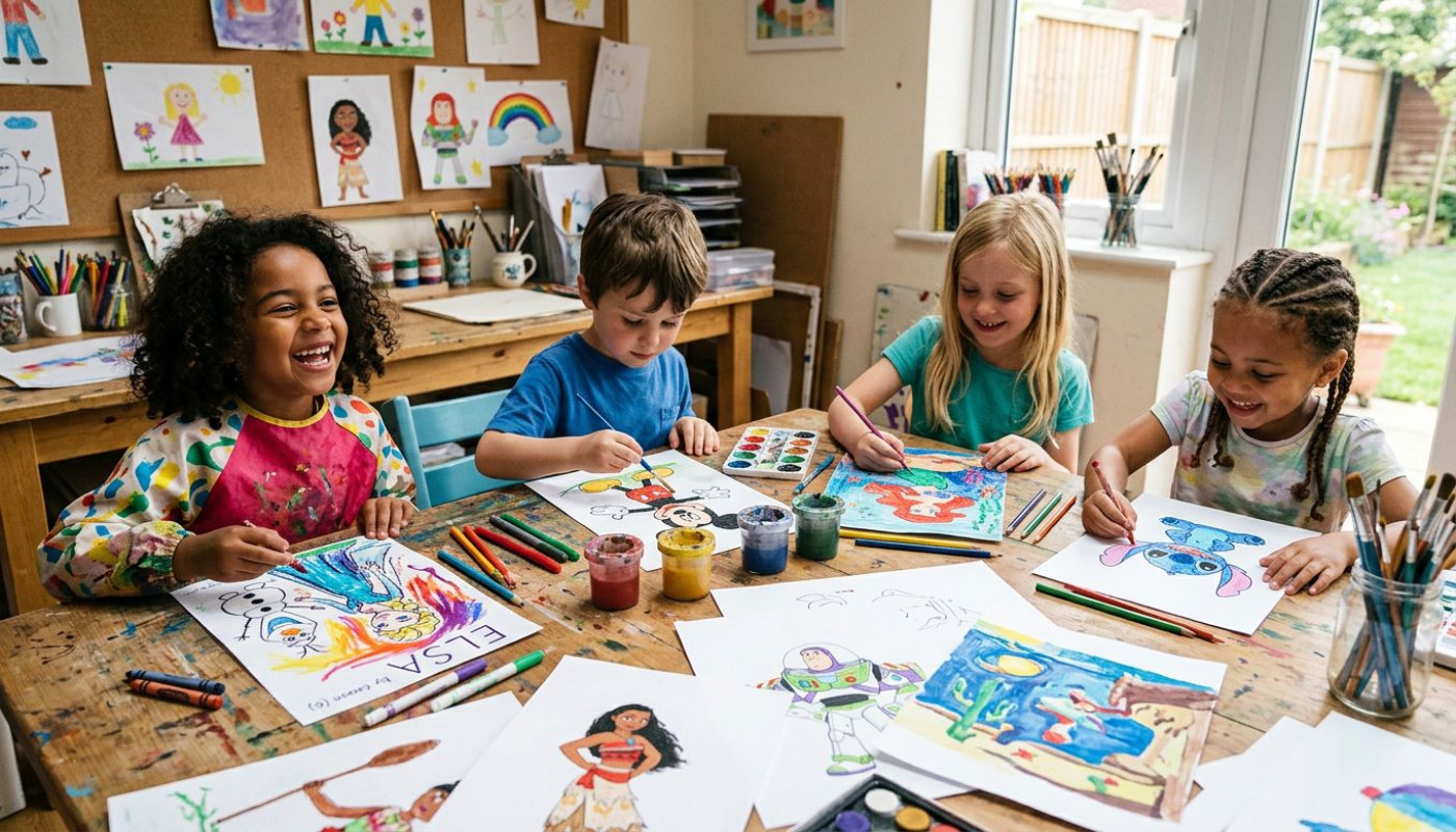 Les personnages Disney influencent-ils la créativité chez les petits artistes ?